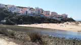 Praia de Odeceixe vista do lado Alentejano