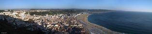 Nazaré vista do Miradouro do Sitio da Nazaré