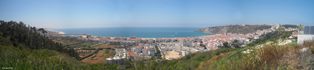 Nazaré vista do Miradouro da Pederneira