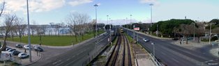 Av.da Indía em Belém no sentido para Algés 