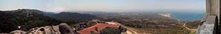 Visão Panorâmica com destaque para a praia do Guincho