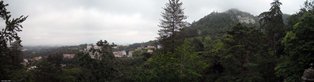 Vila de Sintra e Castelo dos Mouros (Vistas do Palácio da Regaleira)